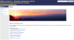 Desktop Screenshot of kittitascountyaa.org